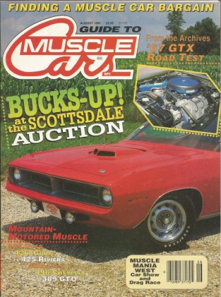 GUIDE TO MUSCLE CARS 1989 AUG - AVANTI, PAXTON-SHELBY